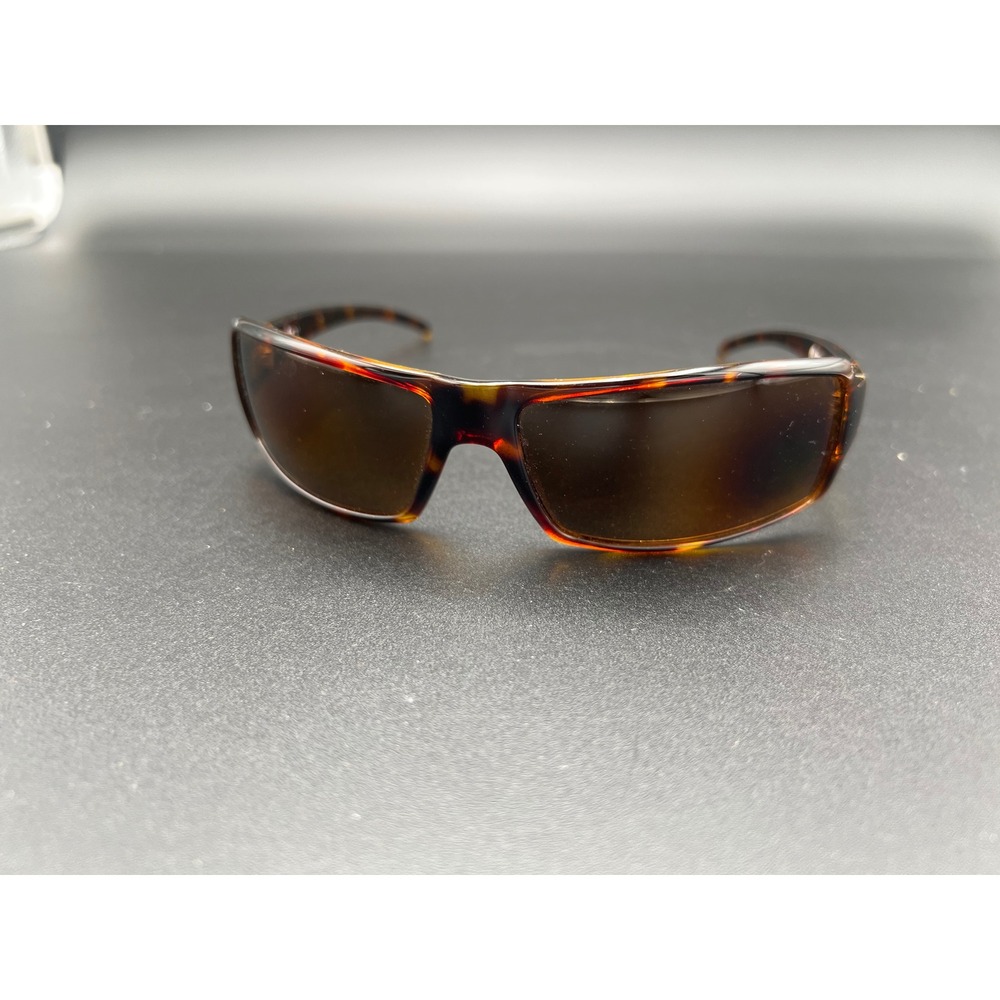 Electric Visual EC/DC Tortoise Shell Wrap Sunglasses Brown Lens Sporty Y2K